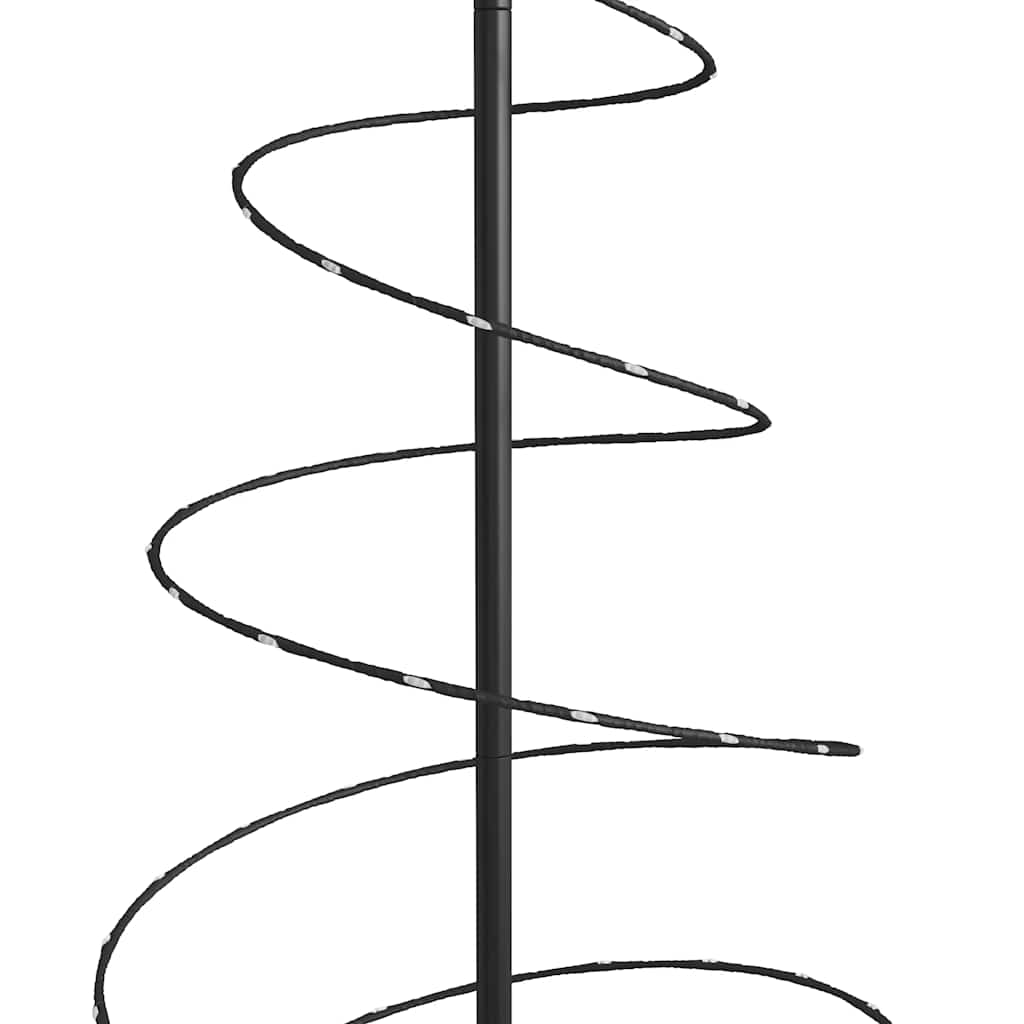 Vidaxl Stożkowa Choinka Z Lampek, 100 Ciepłych Białych Led, 150 Cm