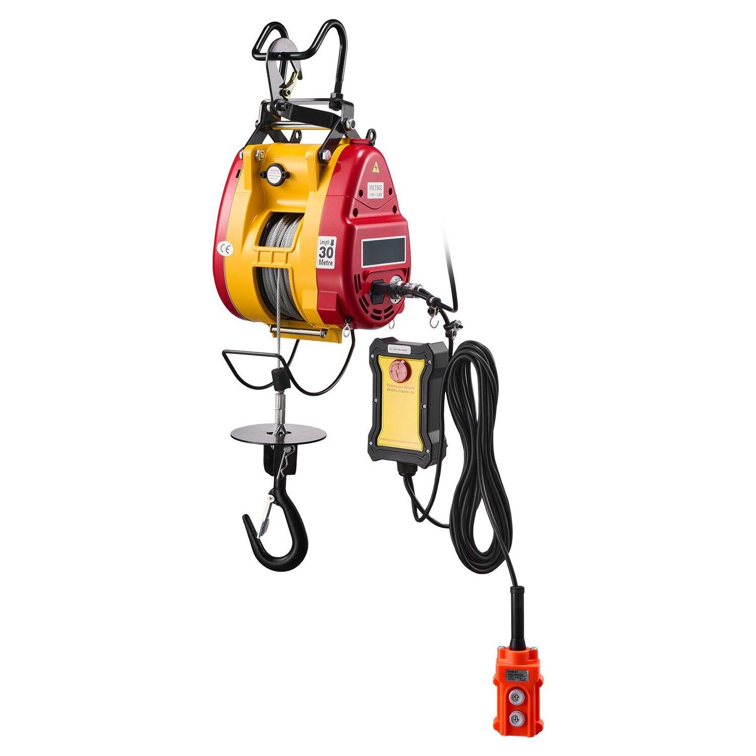 2-in-1 Electric Hoist Winch, 300 kg