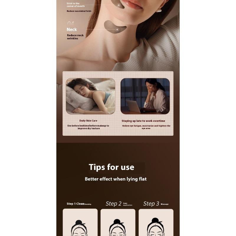 Snake Venom Peptide Anti-wrinkle Eye Mask Hydrating Moisturizing Desalination Firming Relief Around the Eyes