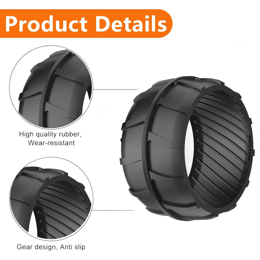 1Pc Rubber Wheel Protector for Worx Landroid M1000/M700/M500 Plus/M500/S300 Lawn Mower Part,RSXJ0002