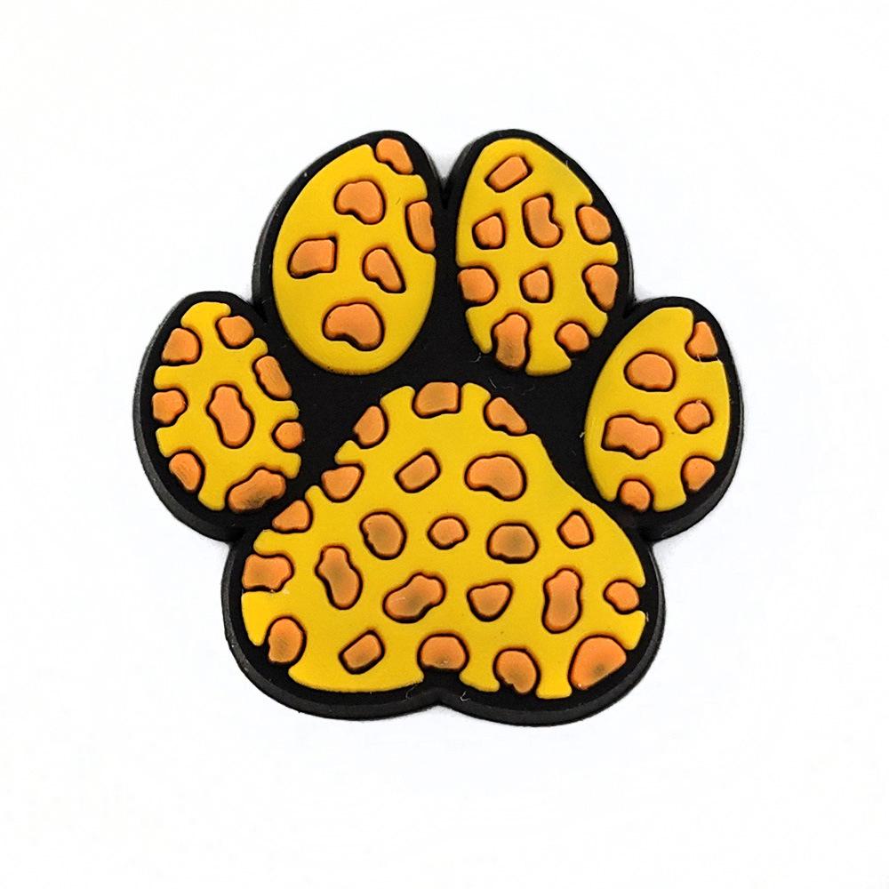 Přívěsky na dřeváky s leopardím vzorem: Osobnostní PVC Měkká Guma Zahradní Doplňky