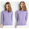 Herbst Winter Neues Rundhals Langarm Damen Stricktop Übergröße Pullover Pullover Unter- und Oberbekleidung Basisschicht