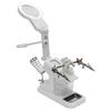 Desktop LED Hands Free Magnifying Glass for Reading Inspection Soldering RepairingWhite