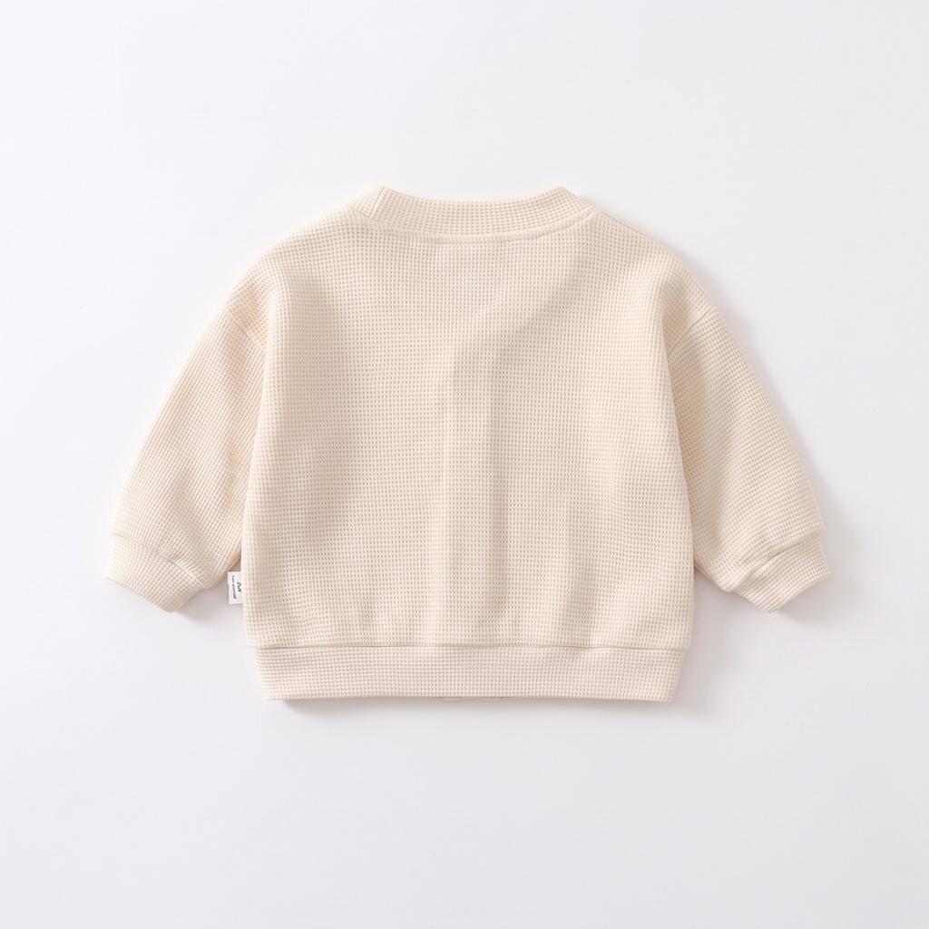 Girls' Color Long Sleeve Knit Sweater Casual Pullover Top for School and Play