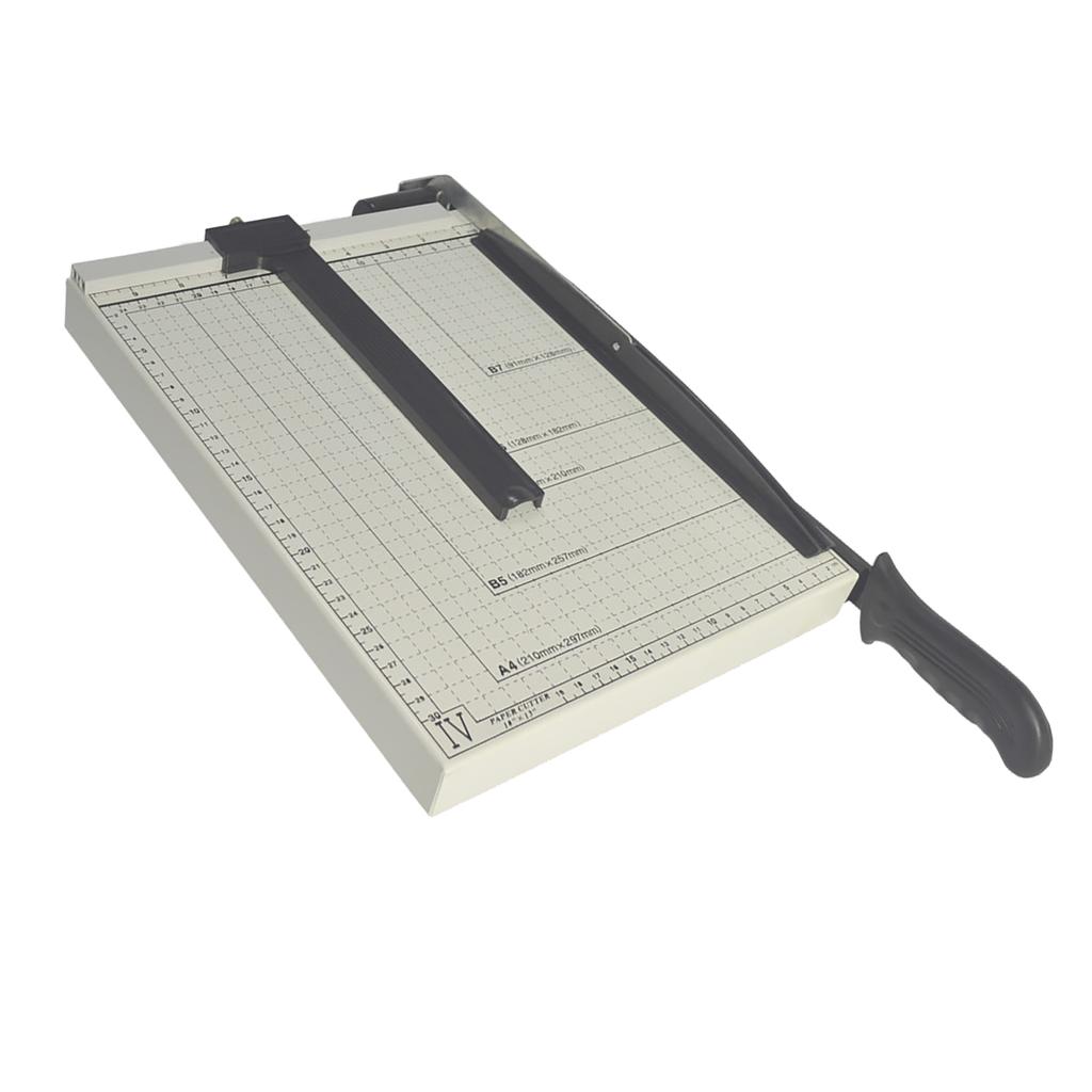 Ręczna Gilotyna do Papieru Heavy Duty Stalowa Podstawa Gilotyna do Papieru Nóż do Papieru Deska do Cięcia do Biura