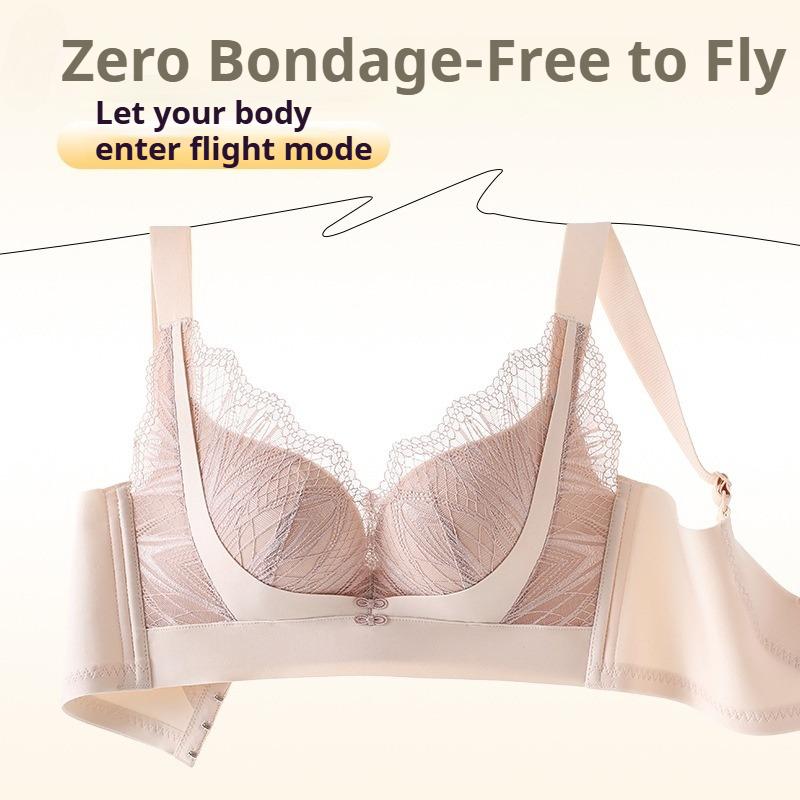 Sexy Spitzen-BH, der große Brüste kleiner erscheinen lässt, sie anhebt und ein Hängen verhindert, und Halt bietet