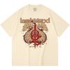 230 Gsm 100% Cotton Heavy Metal T-Shirt  Rock Band Popular Music Print Unisex Heavy Cotton T Shirt