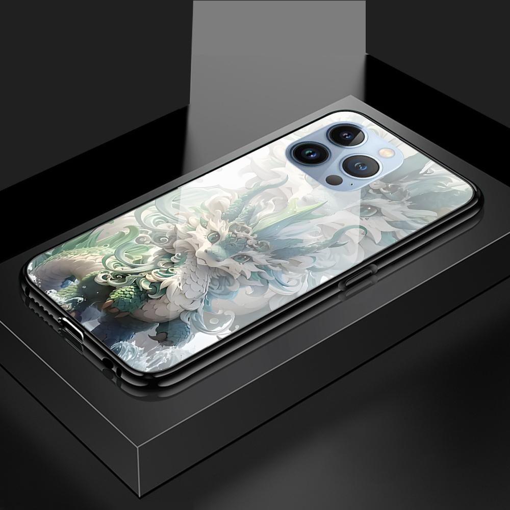 Tempered Glass Phone Case For OPPO Reno13 Reno14 Realme 11 12Pro 14 GTNeo6 C21Y C53 C75 OnePlus Nord2 NordCE3Lite Soft Edge Shockproof Smooth Shell