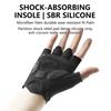 1 Paar Sommer Radhandschuhe Atmungsaktiv Rutschfest Stoßdämpfend Mountainbike Rennrad Halbfingerhandschuhe Outdoor Sport Fitness