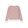Fila Full Print Crew Neck Pullover Sweater Women sweater Legendary-Red F11W411401F-RD
