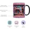 3D Sewing Machine Ceramic Coffee Mark Cup Tea Cup New Birthday Gift