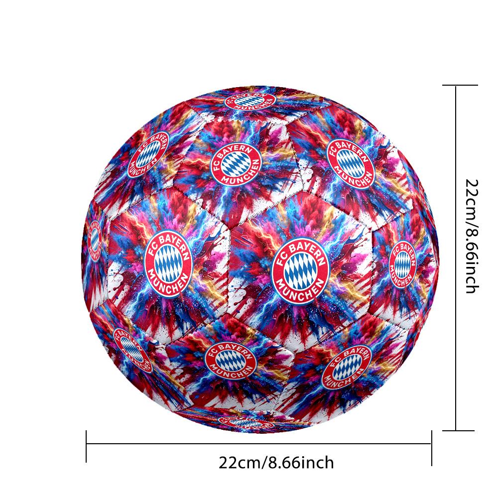 Bayern Munich Theme Soccer Ball Size 5 Soccer Ball Soft Touch Professional Training Football for Outdoor Sports