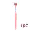 4pcs Soft Bristle 3-sided Toothbrush Gentle Clean Adult Teeth Brush for Complete Gum Care Autism Sensory Design Oral Health Tool