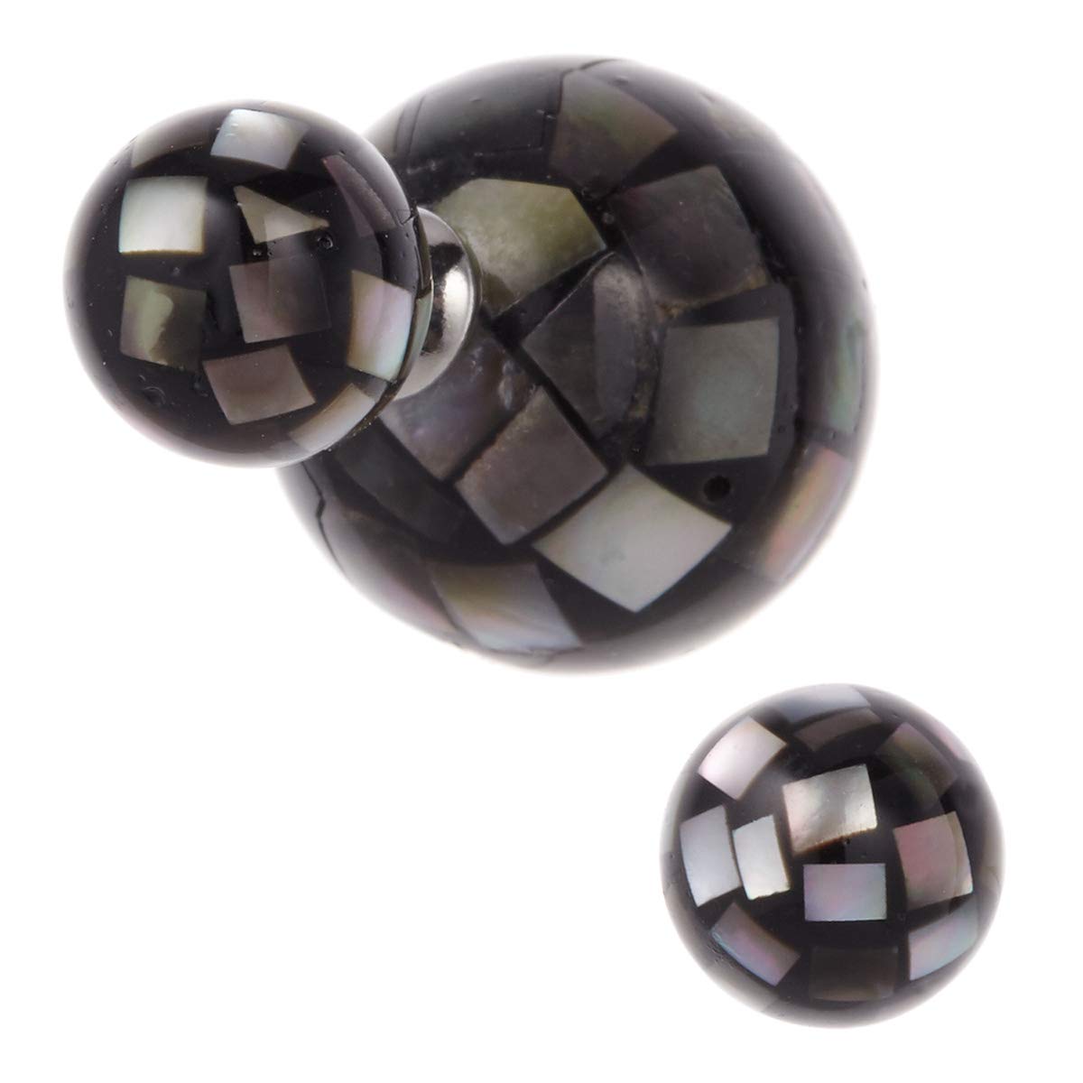 

Купити Сережки Pave Срібло 925 Раковина Ззаду Глиняна Куля для Чорних Перлів [Аксесуар Piena] Куля, Пусет, Застібка, Жіночі,