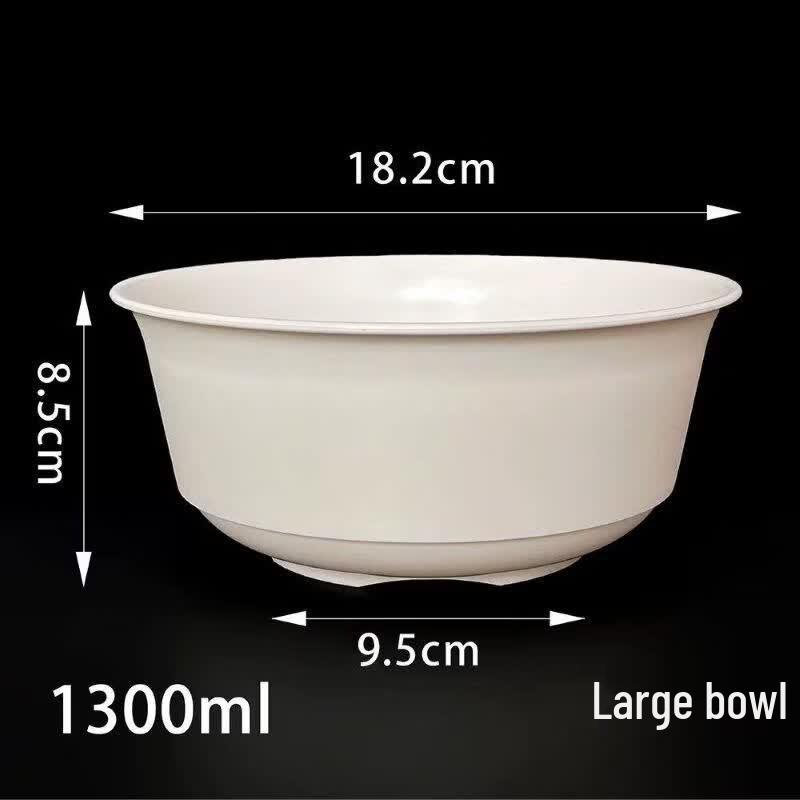 OEING Ivory White Disposable Rice Husk Tableware Set