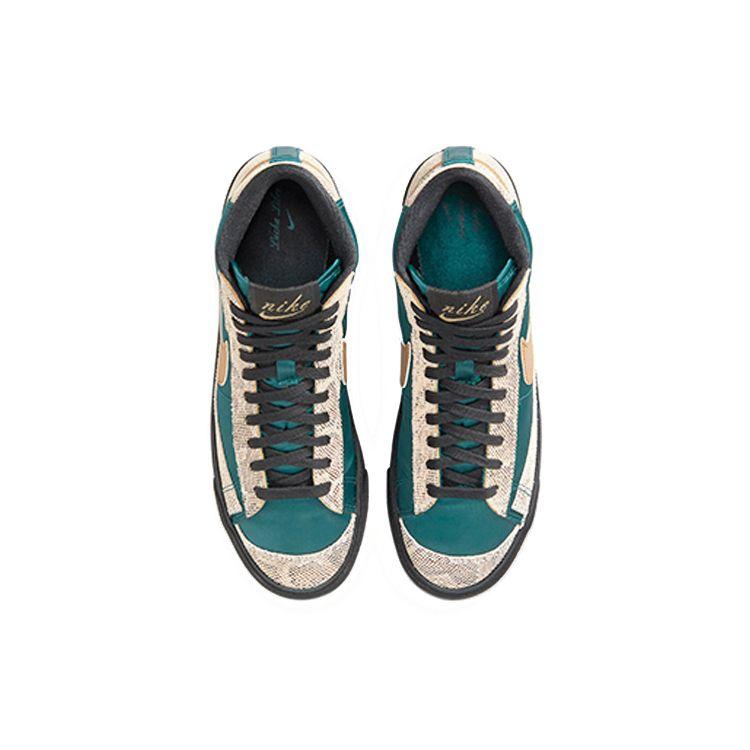 Nike Blazer Mid 77 Lucha Libre Women Sneakers Teal Dark-Teal-Green Black DM6176-393