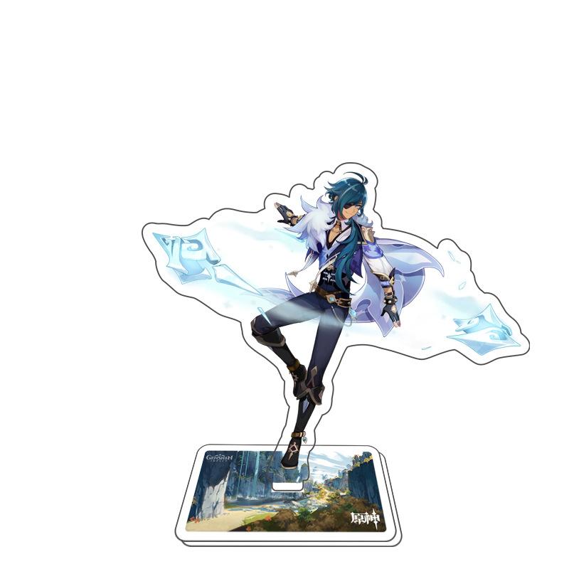 Game Anime Open World Impact Acrylic Figure Stand Painted Desk Decor Ornament 15CM Model Gift