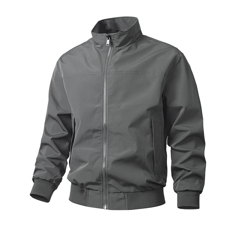 Stehkragen Pilotenjacke, Lockeres Lässiges Baseballtrikot