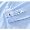 Chinese Retro Style Cotton Linen Tshirt for Men Summer Long Sleeve Top Daily Casual Stand Collar Pullover Men T-shirt 4XL