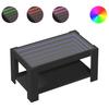 LED Coffee Table Black 93 x 53 x 45 cm Particleboard