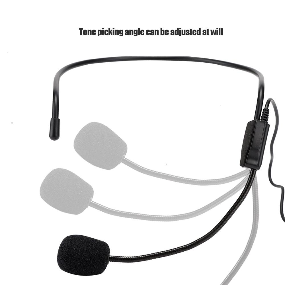 Mini XLR 3 Pins TA3F Plug Professional Wireless Head Wear Mic Headset Microphone