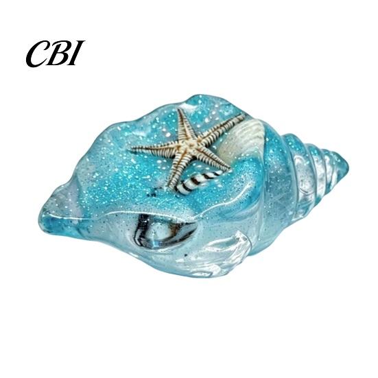 Relaxation Desk Toys Clear Conch Stress Relief Toy, Sea Snail Squeezable Fidget Kids Toy Stretchy Sensory for Anxiety & Hand Exercise Calming