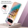 For Google Pixel 9/Pixel 9 Pro Case with IMD Marble Flower Pattern TPU Mobile Back Cover