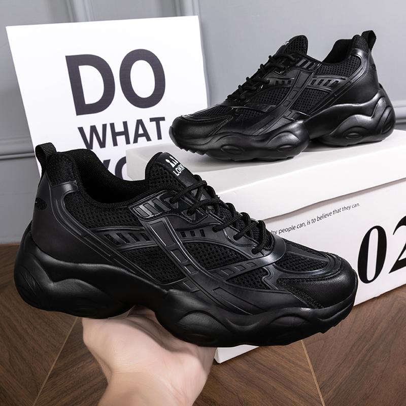 

Женская обувь Крутые кроссовки на платформе для бега Женские Хороший большой размер 47 Уличные спортивные кроссовки для ходьбы для мужчин Высокое качество 35 чёрный