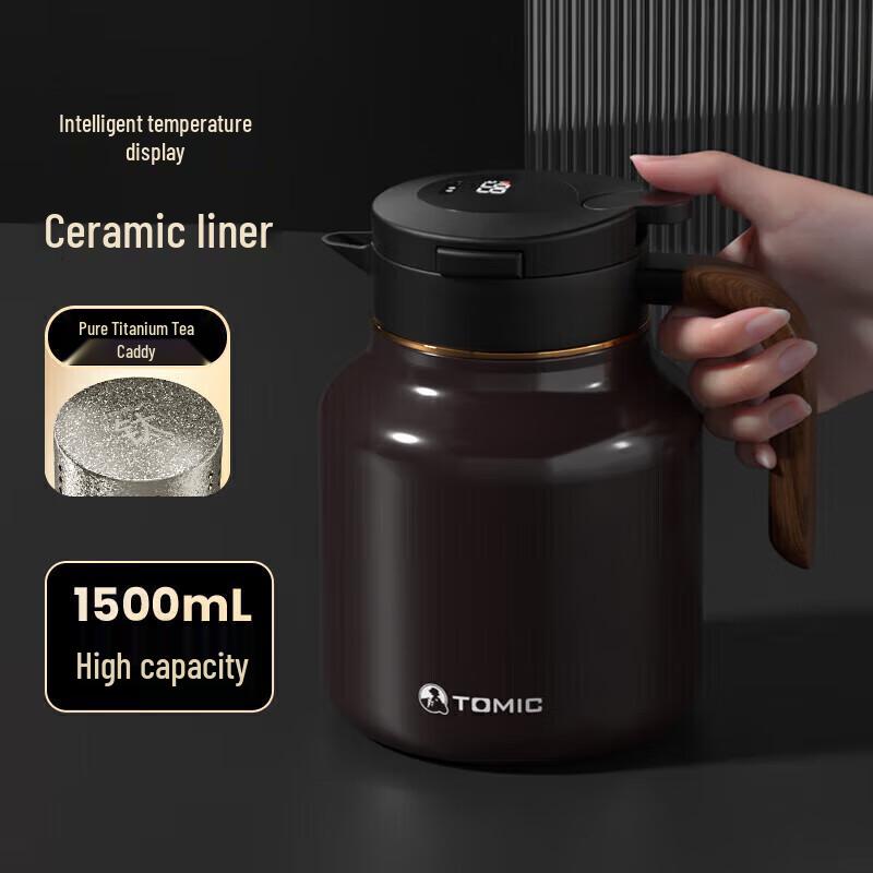 Temeike Smart Temperature Display Tea Brewing Thermos Pot