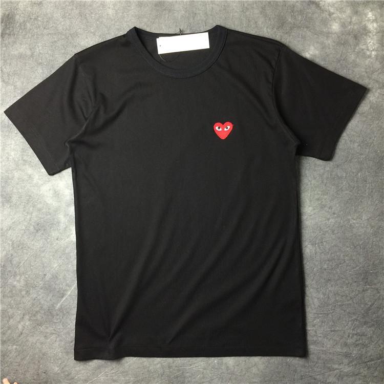 2023 Summer Unisex Embroidered Love T-Shirt, Short Sleeve, Round Neck