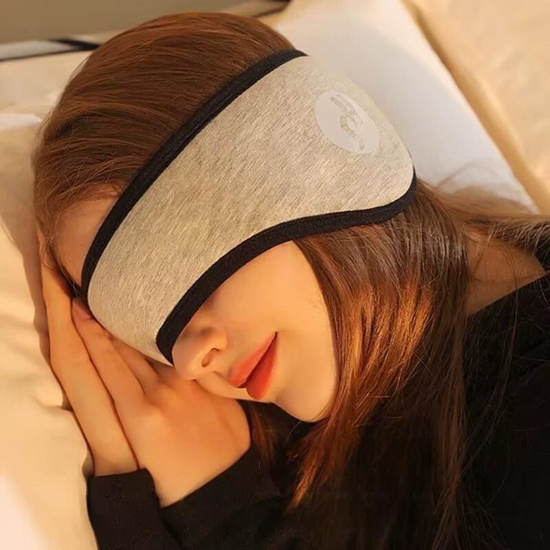 2 In 1 Noise-reducing Sleep Earplugs Adjustable Eye Mask InsulatedEarplugs Travel Nap Lunch Break Sound Insulation Earmuffs