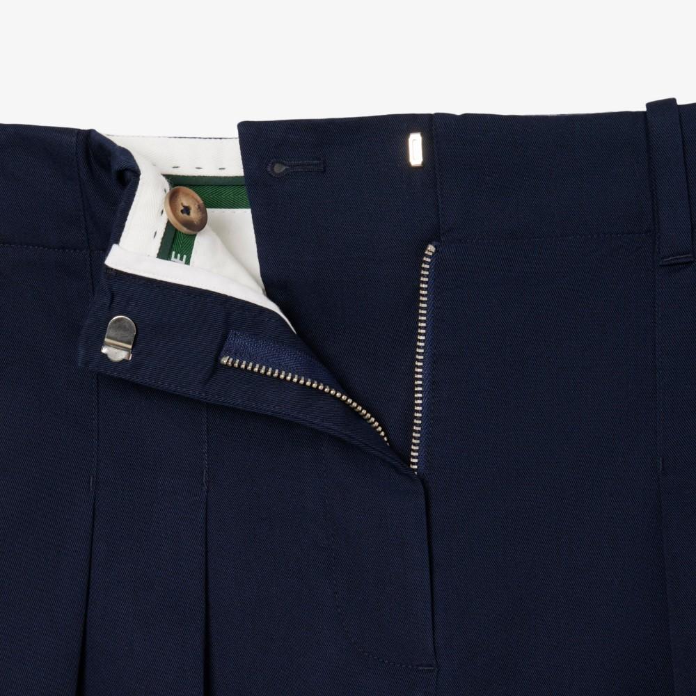 [lacoste] Women's Wide Fit Chino Tuck Pants HF2445-55N166