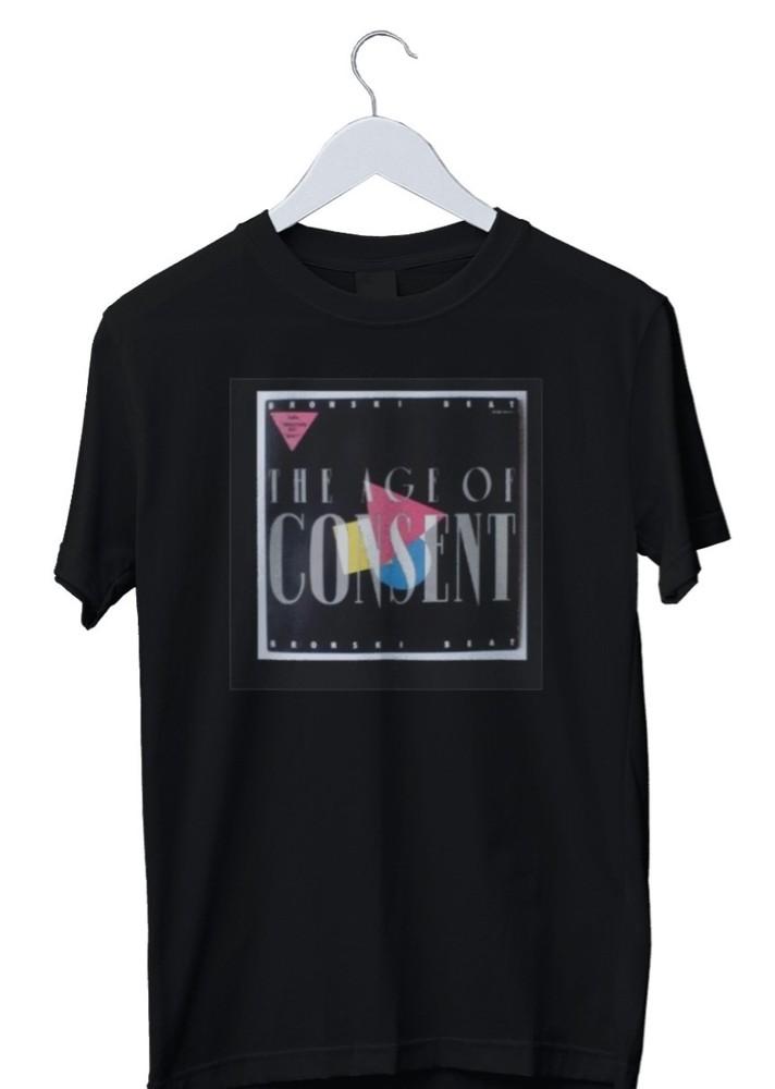 Bronski Beat Футболка с графическим принтом Age of Consent Мужская S M L XL 2 3 4 XL Унисекс Футболка XXXXL