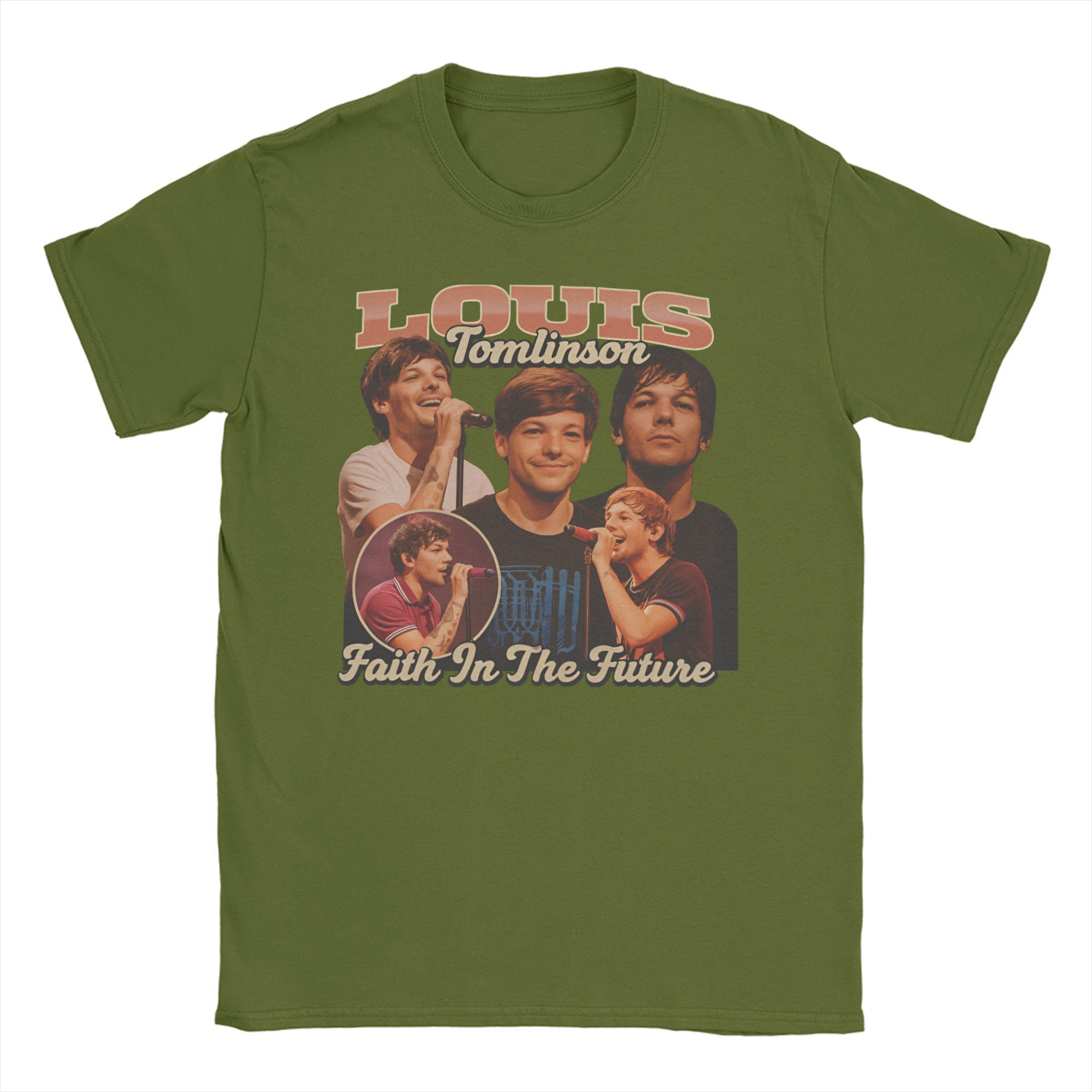 

Vintage T-Shirt Summer L/Louis Tomlinsons Popular T Shirts Music Cotton Tshirt for Mens Y2K Basic Plus Size Short Sleeve Tees 4XL