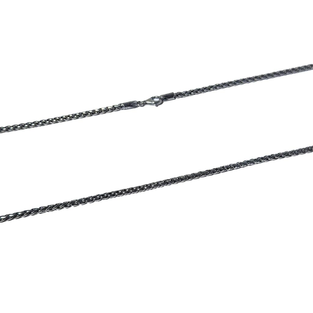 S925 Sterling Silver Round Chopin Chain Necklace for Men - Niche Design, Versatile, Light Luxury Style, Long Sweater Chain for Autumn and Winter.