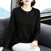Women S Long Sleeve Crew Neck T Shirt Loose Fit Casual Basic Top