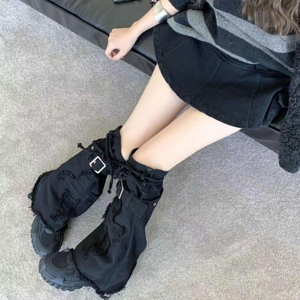 Punk Leg Warmer Harajuku Leg Sleeve Women Boot Socks