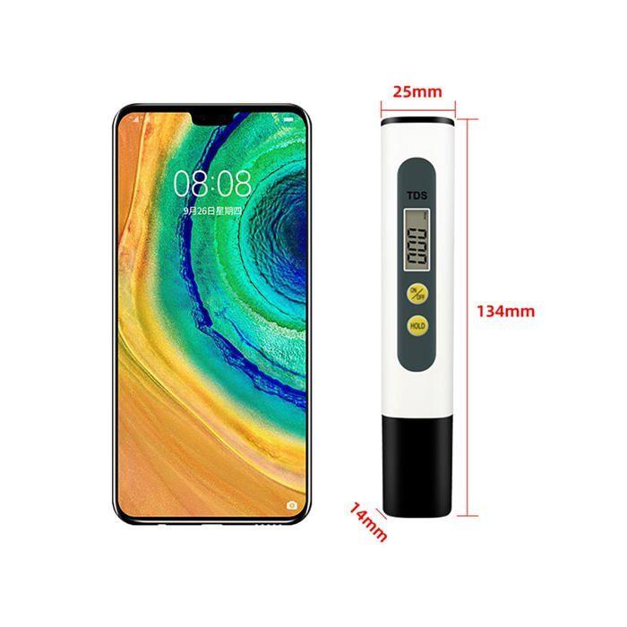 Testeur de Qualité de l'eau Digital Mètre avec Grand EcranLCD Numérique pour l'industrie Domestique Hydrothérapie,Moniteur de la