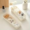 Large Capacity Desktop Organizer with Drawers - Modern Japanese Minimalist Style, Plastic Storage Box for Office and Dorm Use