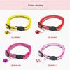 Pet Products Cat Collar Cartoon Cat Head Color Bell Pet Accessories Reflective Dog Collar