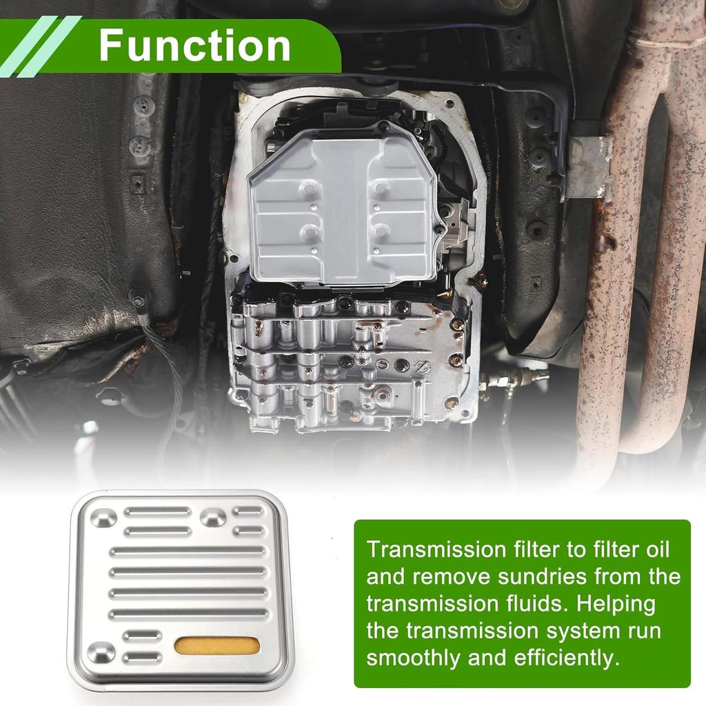 No.04864505AB/4431722/4504048 Transmission Filter Gasket Kit for Chrysler Sebring 01-10 Silver Tone Engine Automatic Transmission Filter Kit Metal