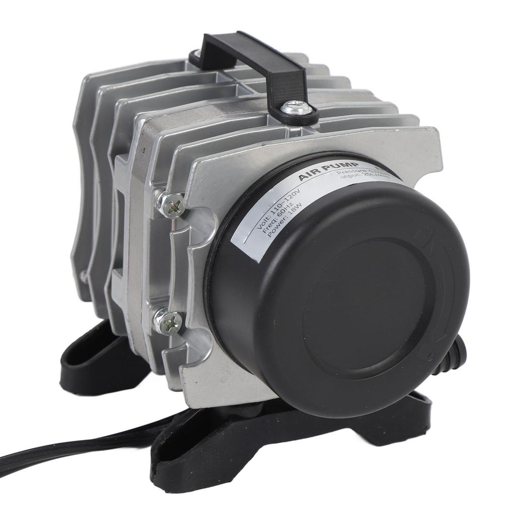 Electromagnetic Air Pump Efficient Low Noise Aluminum Alloy Fish Tank Air Pump for Garden Pond