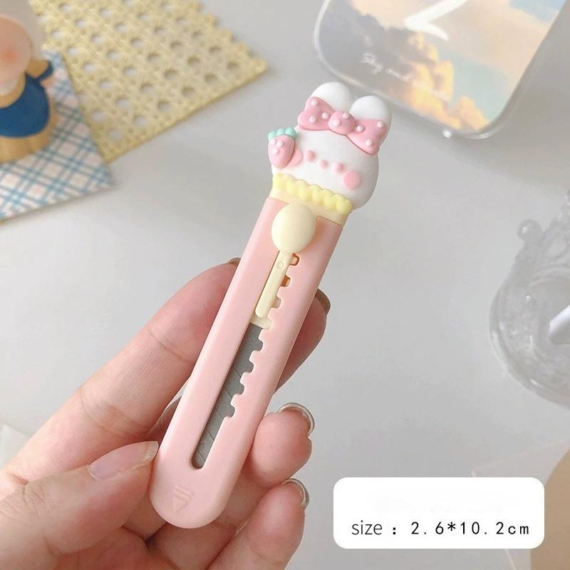 Cartoon Practical Art Knife Mini Student Stationery Envelope Express Unboxing Knife Office and Student Supplies