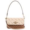 Brynn 23 Horse And Carriage Print Faux Leather Crossbody Shoulder Bag Medium Women Bags Chalk-White Mixed-Colors CBM57-IMCAH