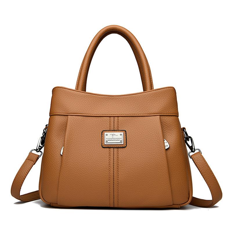 Ladies' Large-capacity Single-shoulder Crossbody Multi-layer Multi-functional Handbag Casually