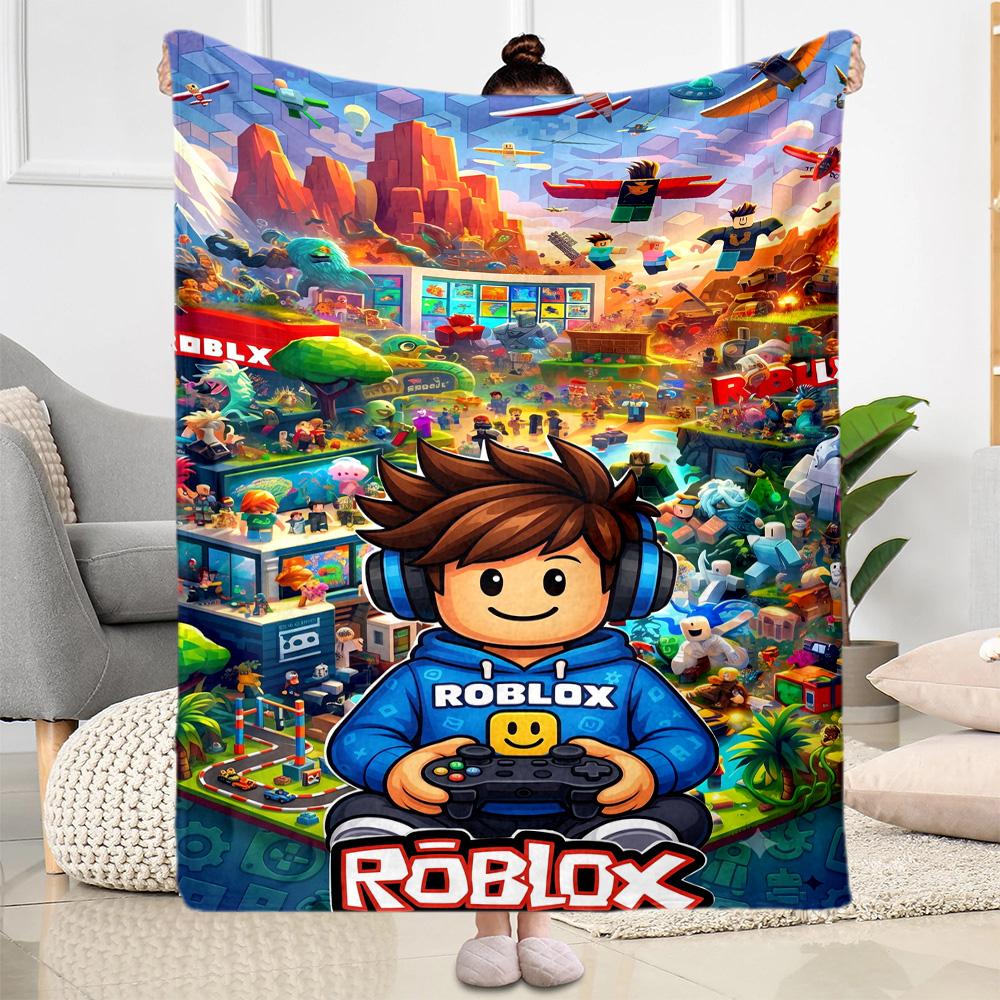 Roblox 275 Blanket Durable Comfort Perfect for Couch Sofa Seaside for All Occasions Warmthful Decor Suitable for Gifting Relatives and Friends