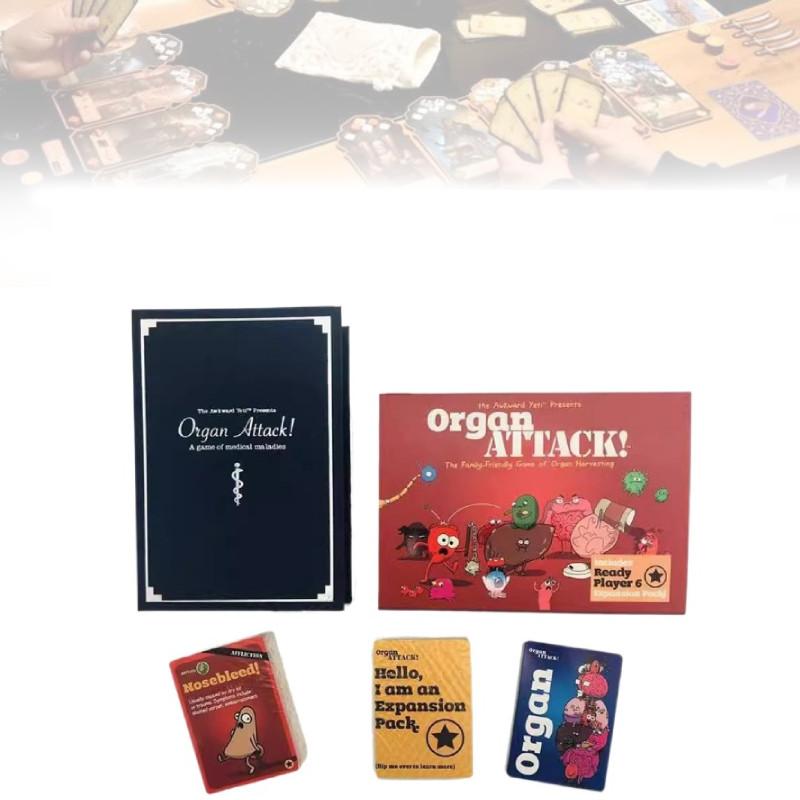 Pútavá útok orgánov Plná anglická útok orgánov človeka Stolová hra pre spoločenské stretnutia