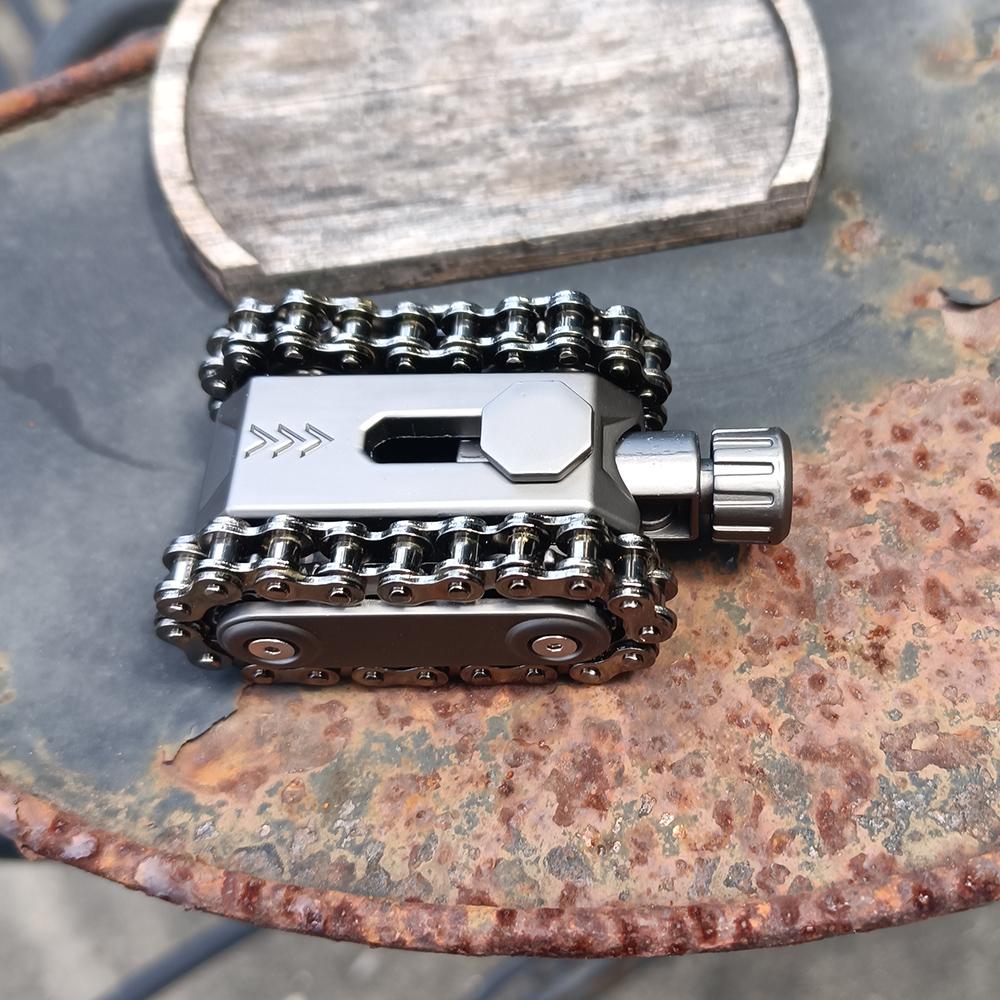 Metal Rotating Tank Fidget Toy - Tactical Magnetic EDC Stress Reliever & Spinner | Cool Military Gift for Kids Fidget Toy Edc