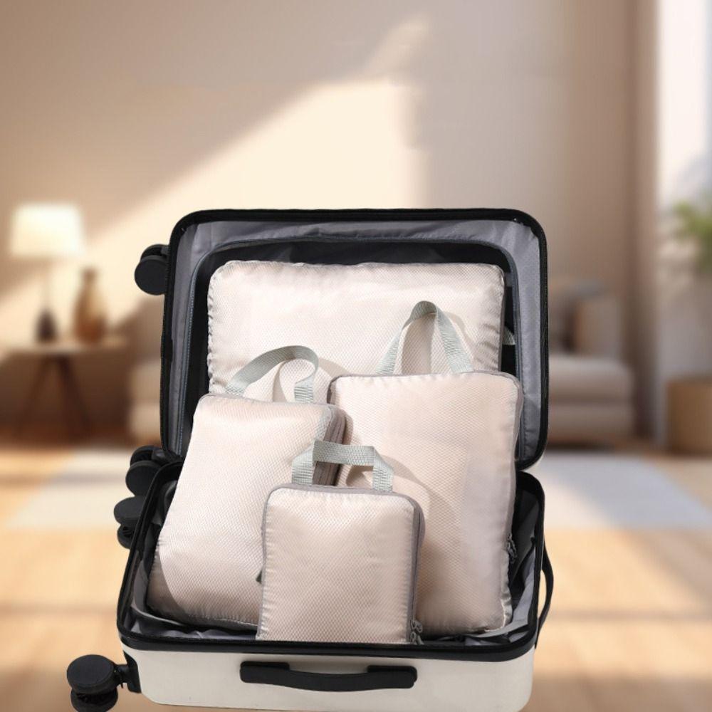 4pcs Multi-Purpose Waterproof Organizer Bags Portable Suitcase Clothes Organizers  Clothes Packing