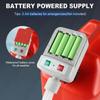 Portable Electric Fuel Transfer Pump Battery Powered Liquid Siphon Pump With Flexible Hose For Gas Cans No Batteries Included
